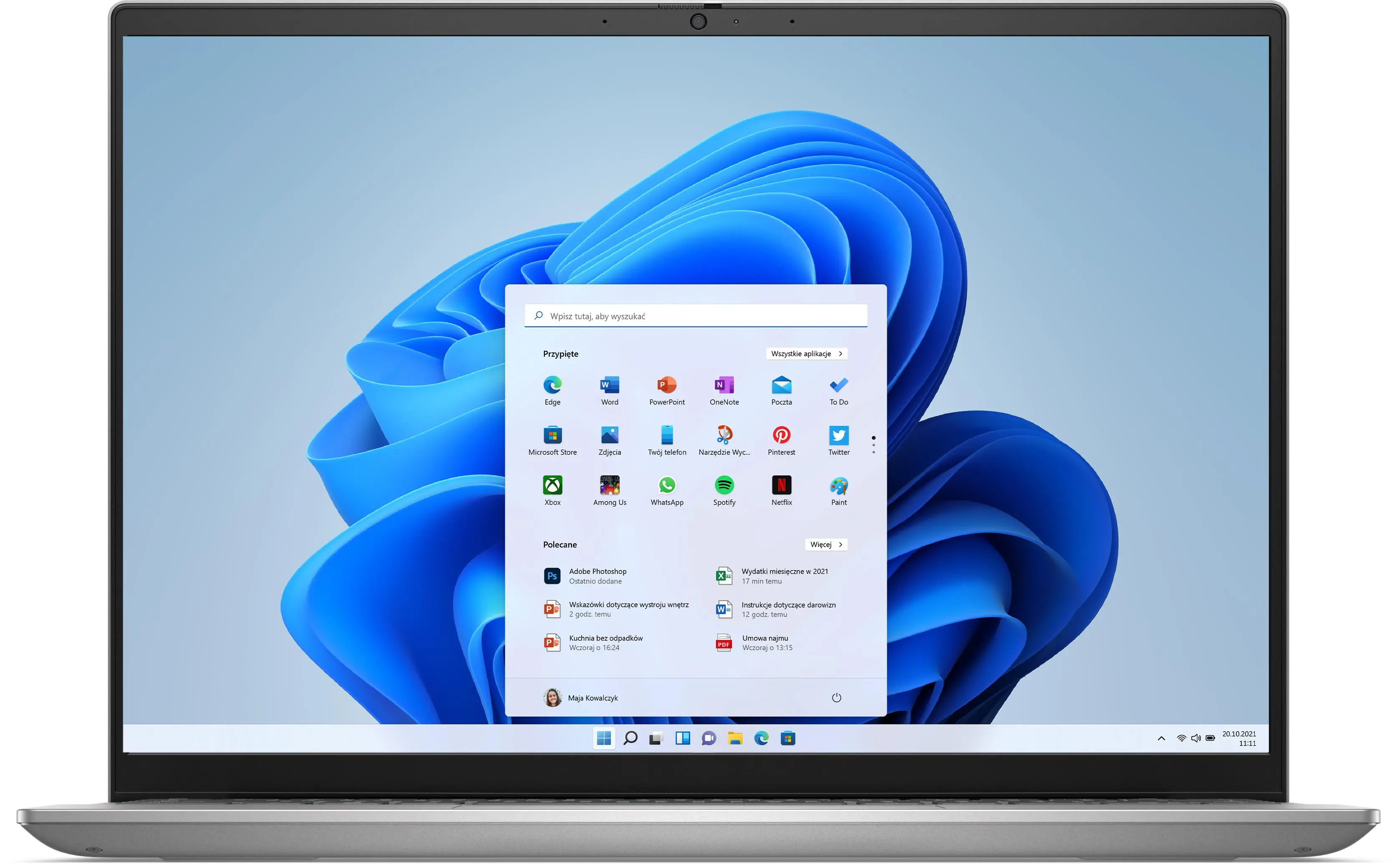 Laptop Dell Inspiron 5430-9898 14" i7-1355U 16GB RAM 512GB Dysk SSD Win11 Szary