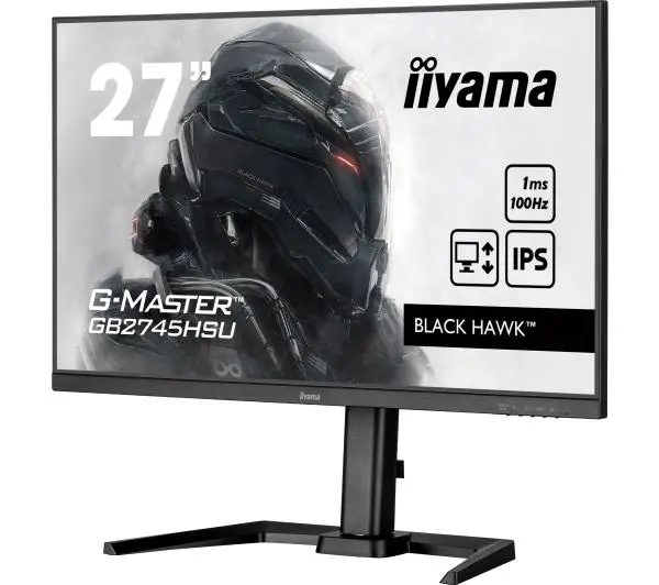 iiyama G-Master Black Hawk GB2745HSU-B1 27" Full HD IPS 100Hz 1ms MPRT Gamingowy - Kup na Raty - RRSO 0%
