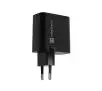 Ładowarka sieciowa Natec Ribera GaN 1xUSB-A+1xUSB-C 65W Czarny