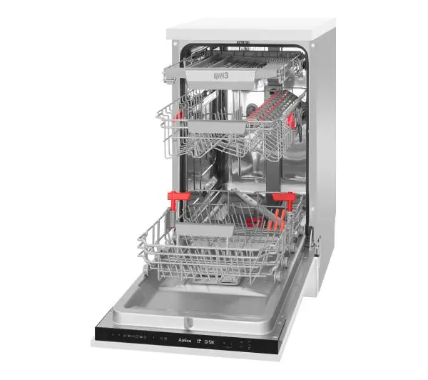 Amica DIM46B6ELOiD 44,8cm Automatyczne otwieranie drzwi Szuflada na sztućce - Kup na Raty - RRSO 0%