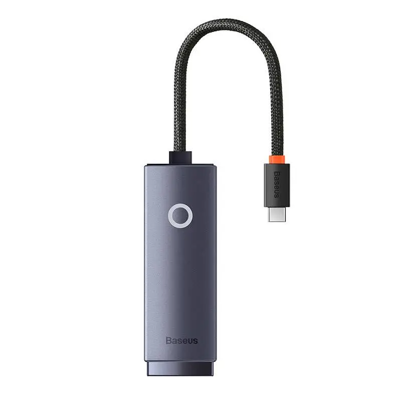 Karta sieciowa Baseus Lite Series USB-C do RJ45 Szary