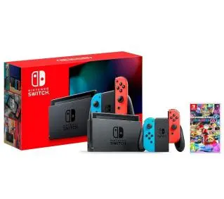 Nintendo Switch Joy-Con v2 Czerwono-niebieski + Mario Kart 8 Deluxe - Kup na Raty - RRSO 0%