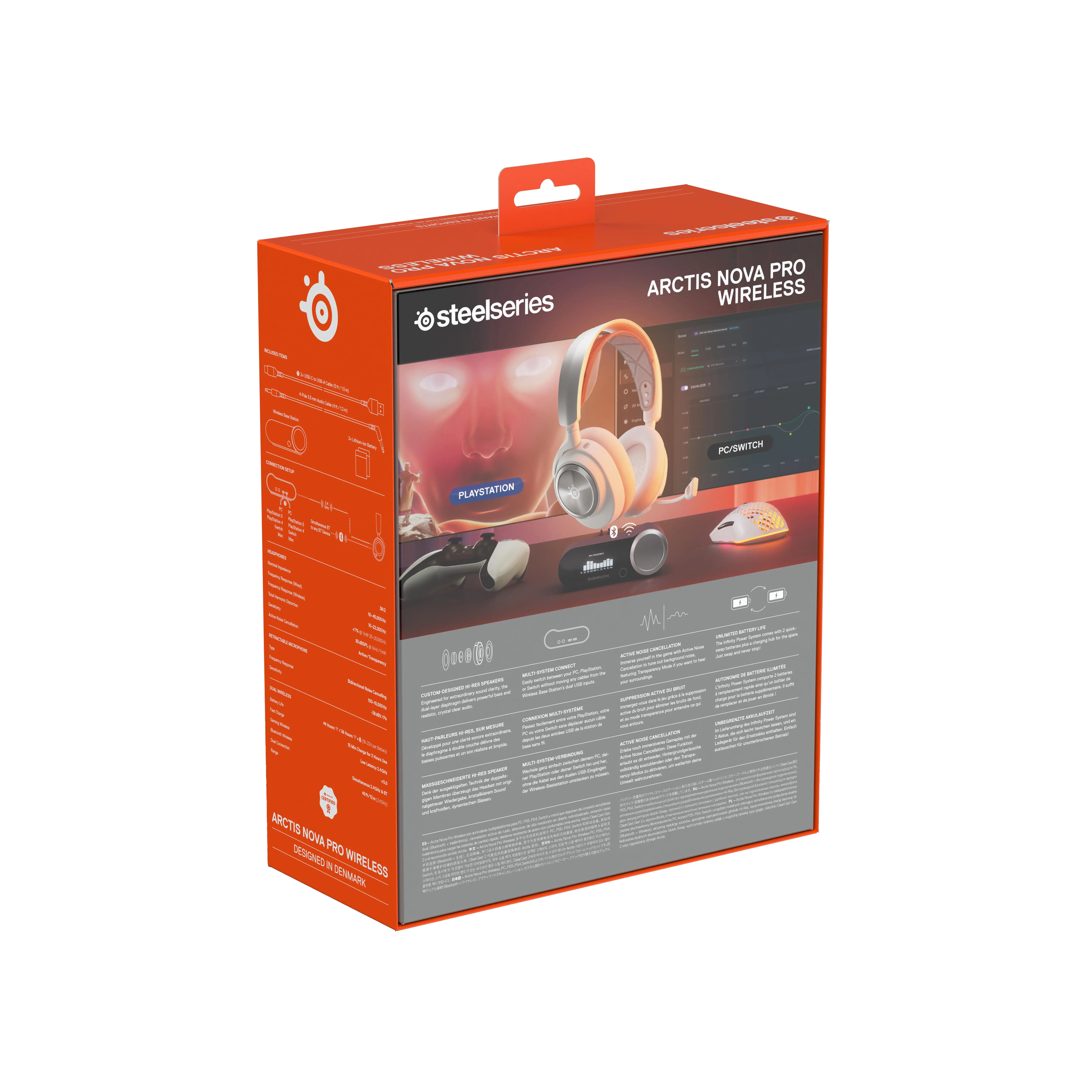 Słuchawki bezprzewodowe z mikrofonem SteelSeries Arctis Nova Pro