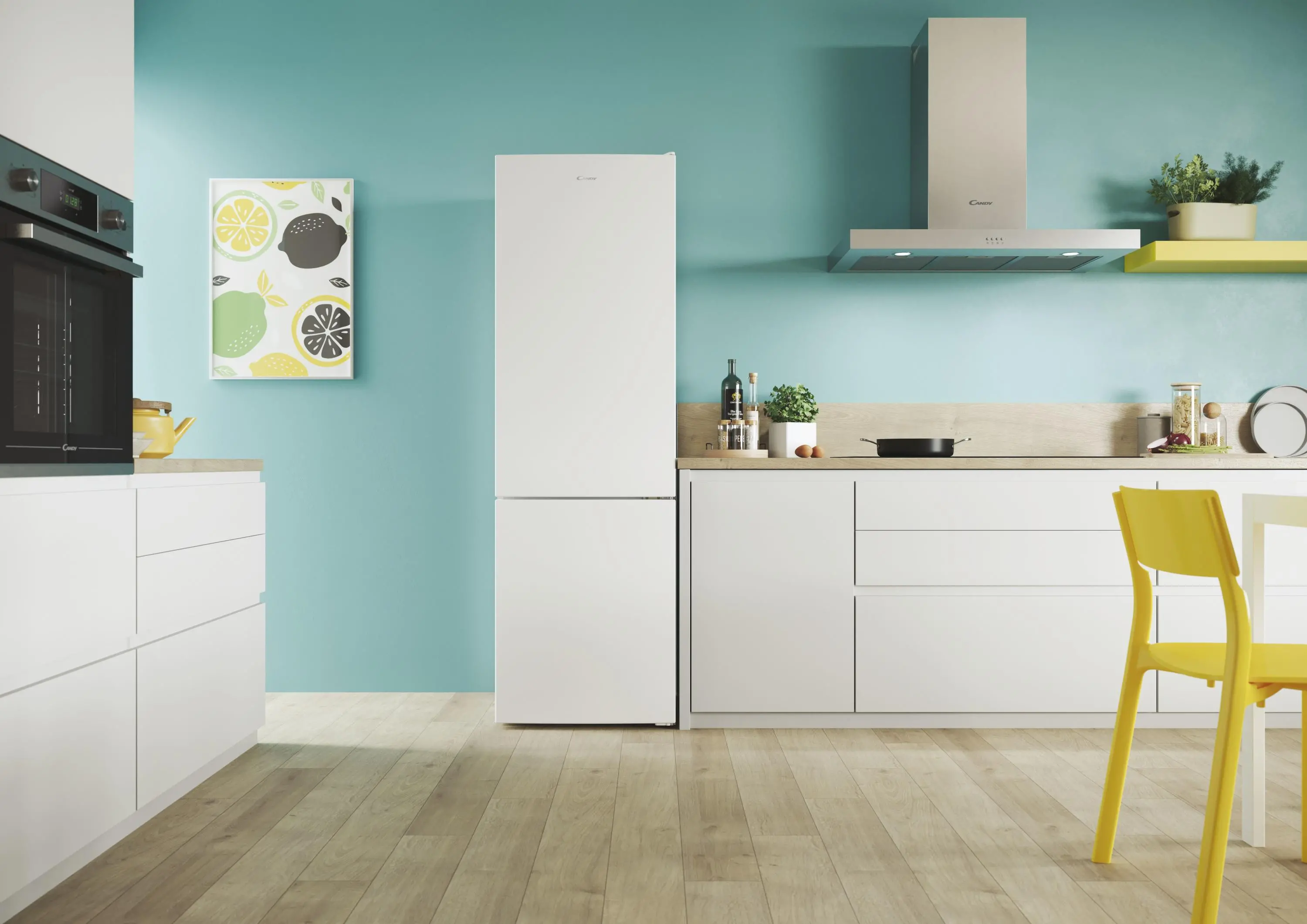 Widok z przodu lodówki