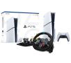Konsola Sony PlayStation 5 D Chassis (PS5) 1TB z napędem + kierwonica Logitech G29 Racing Wheel