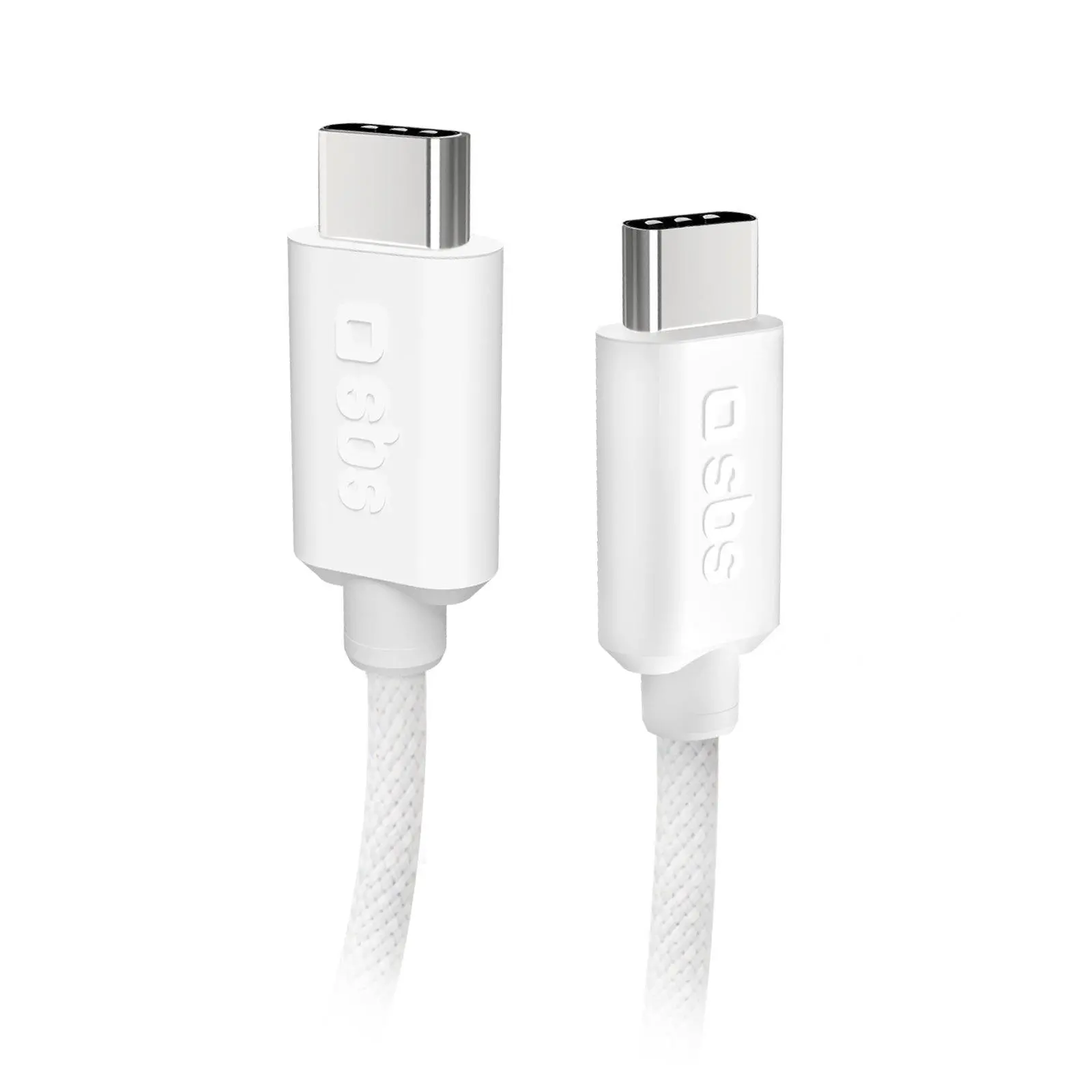 Kabel SBS USB-C do USB-C 60W 1,5m Szary