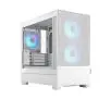 Obudowa Fractal Design Pop Mini Air RGB TG Clear Tint Biały