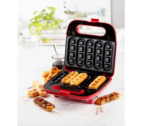 Domo DO9242W Trójkąty Gofry Donaty Ciastka Gofry na patyku 750W