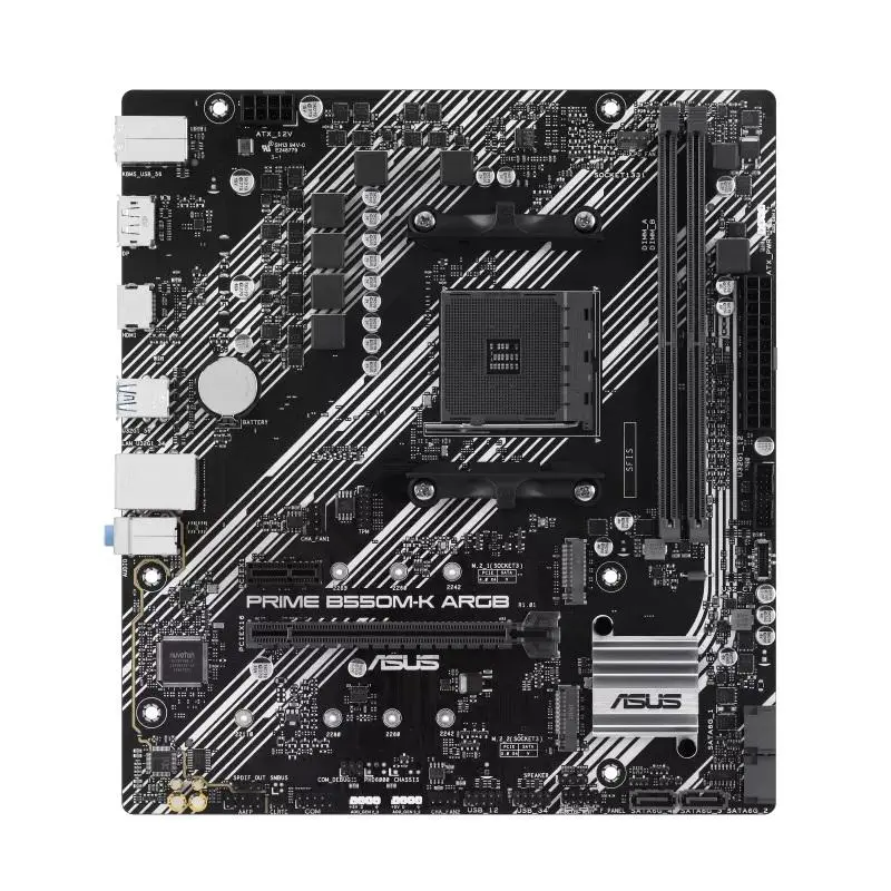 фото Материнська плата Asus Prime B550M-K ARGB 1
