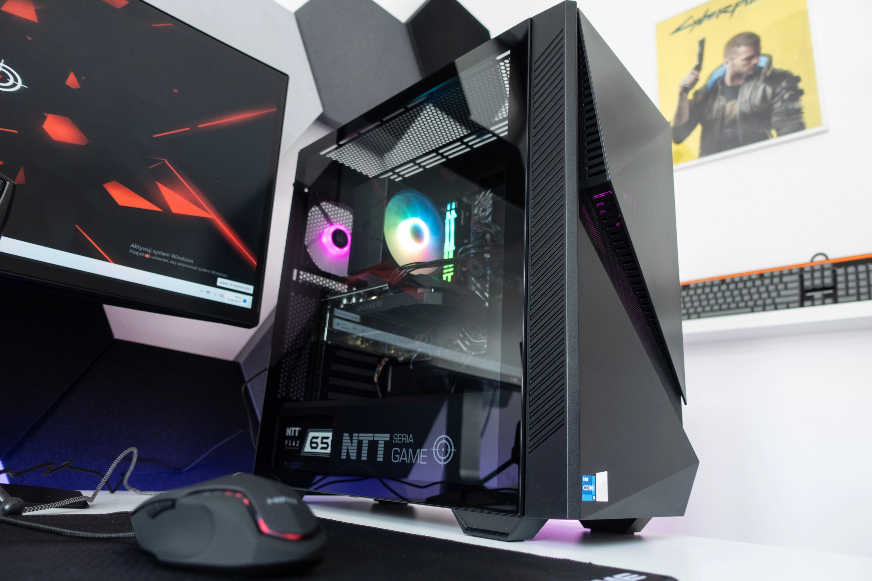 Komputer gamingowy NTT Game Pro ZKG-R5P30506GB-EU24 R5 5500GT 16GB RAM 1TB Dysk SSD RTX3050 Win11