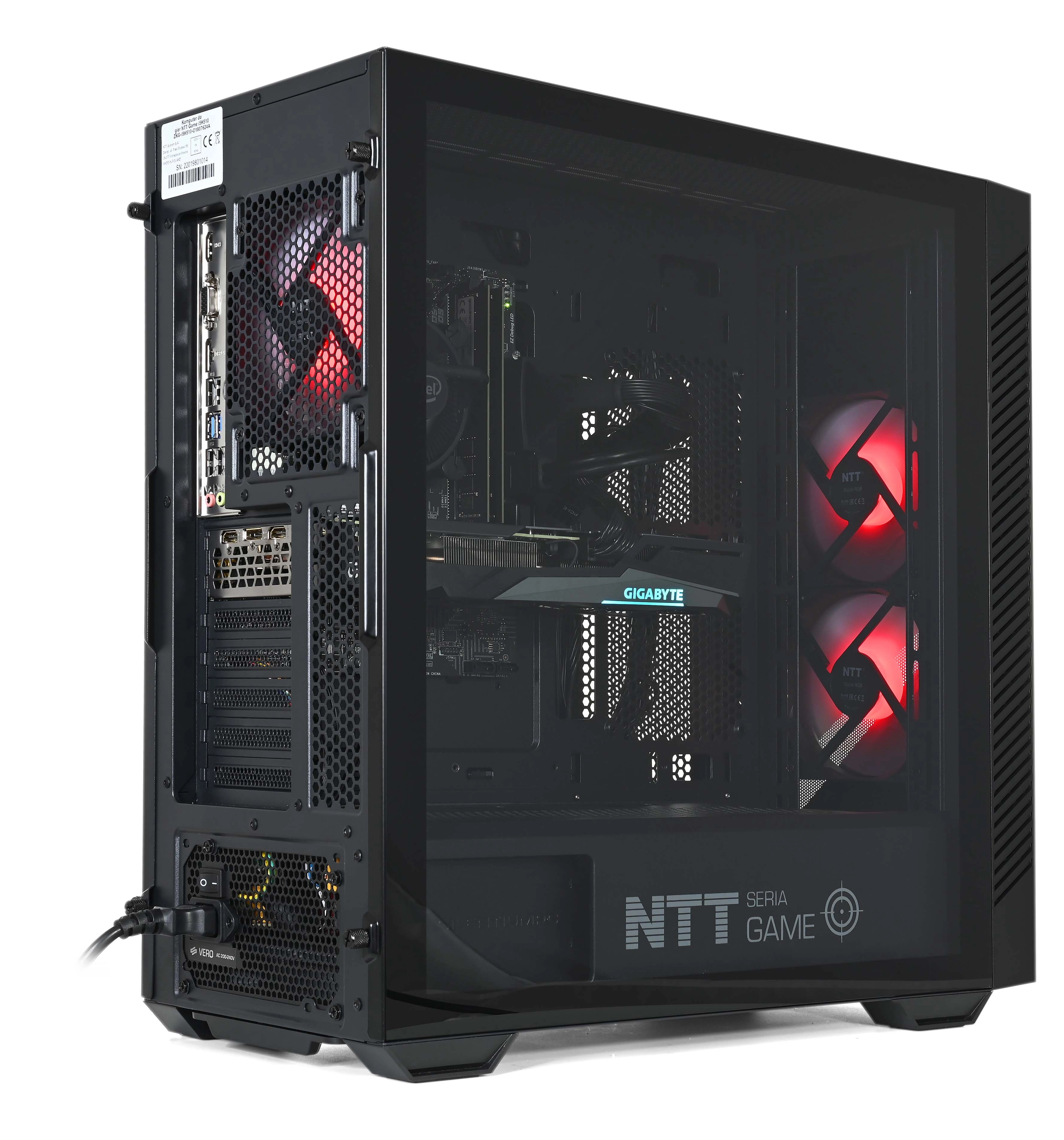Komputer gamingowy NTT Game Pro ZKG-R5P30506GB-EU24 R5 5500GT 16GB RAM 1TB Dysk SSD RTX3050 Win11