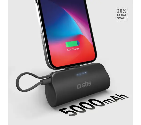 SBS TEBB5000PLUGCK 5000mAh 12W Czarny