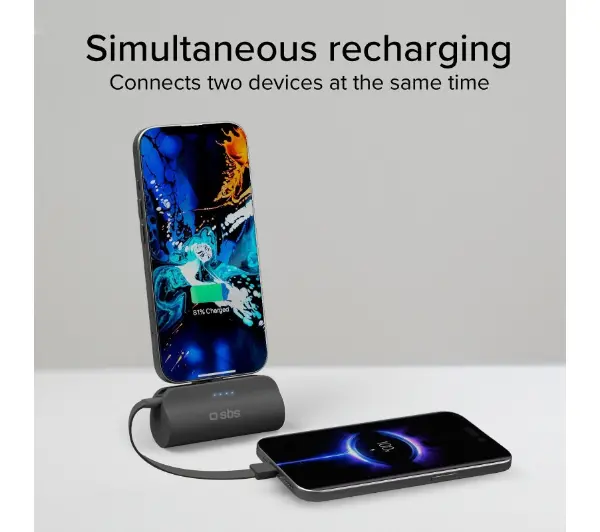 SBS TEBB5000PLUGCK 5000mAh 12W Czarny
