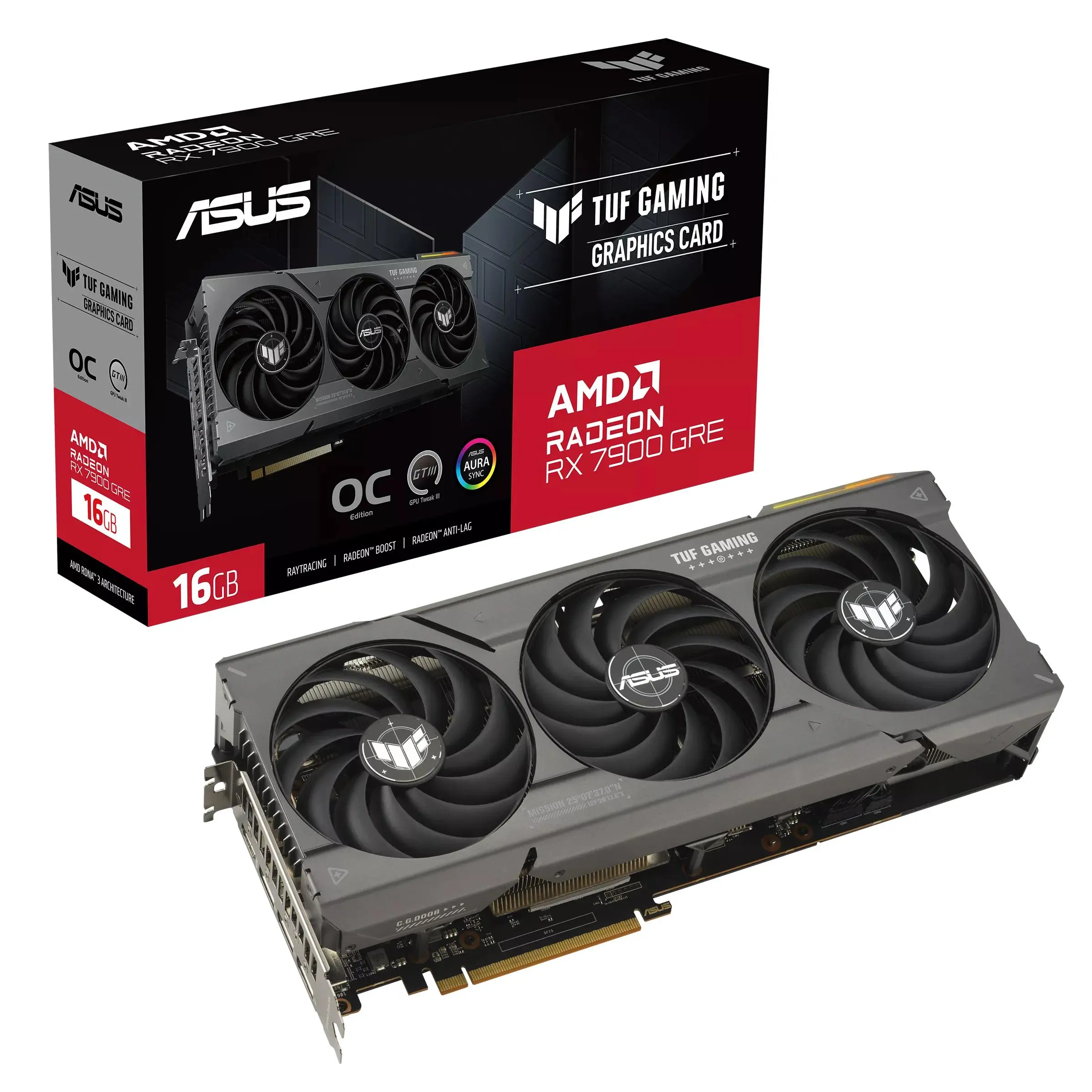 Karta graficzna ASUS TUF Gaming Radeon RX 7900 GRE OC Edition 16GB GDDR6 256bit FSR