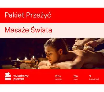 Karta Podarunkowa Pakiet Przeżyć Masaże Świata [Bon Agencyjny]