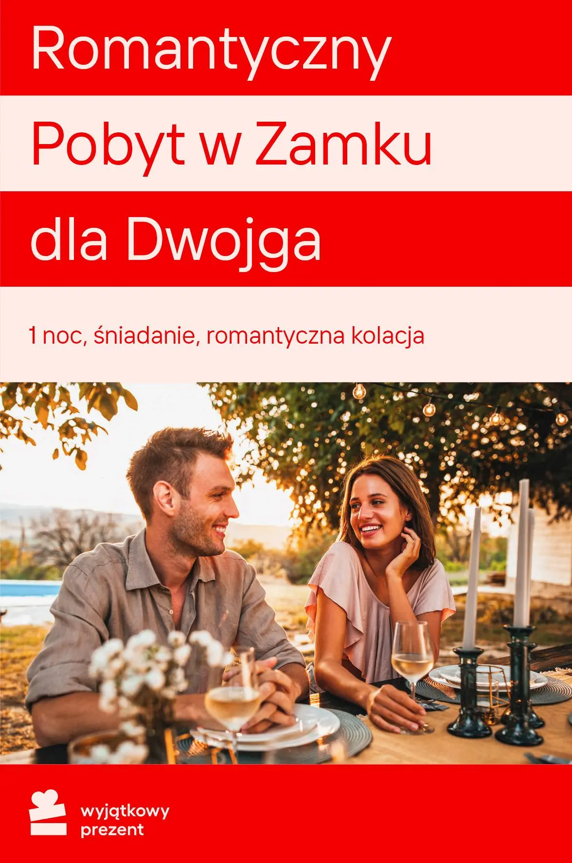 Karta Podarunkowa Romantyczny Pobyt w Zamku Dla Dwojga Obecnie dostępne tylko w sklepach stacjonarnych RTV EURO AGD