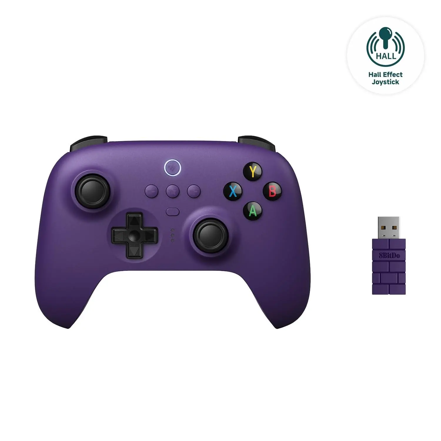 фото Геймпад 8BitDo Ultimate 2.4G Wireless Hall Effect Purple