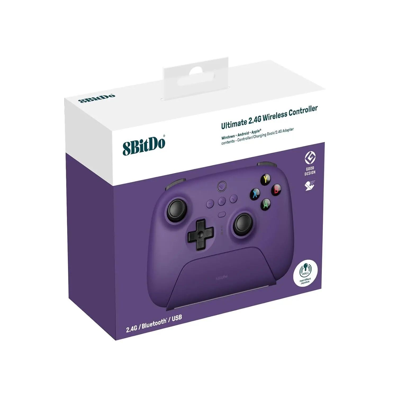 фото Геймпад 8BitDo Ultimate 2.4G Wireless Hall Effect Purple
