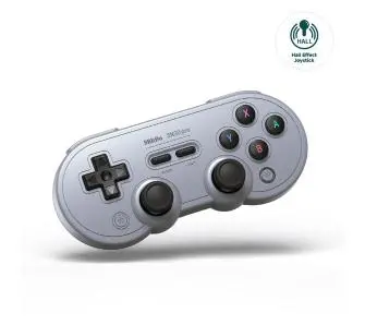 Pad 8BitDo SN30 Pro Bluetooth Hall Effect do PC, Nintendo Switch, Android, iOS Bezprzewodowy Gray