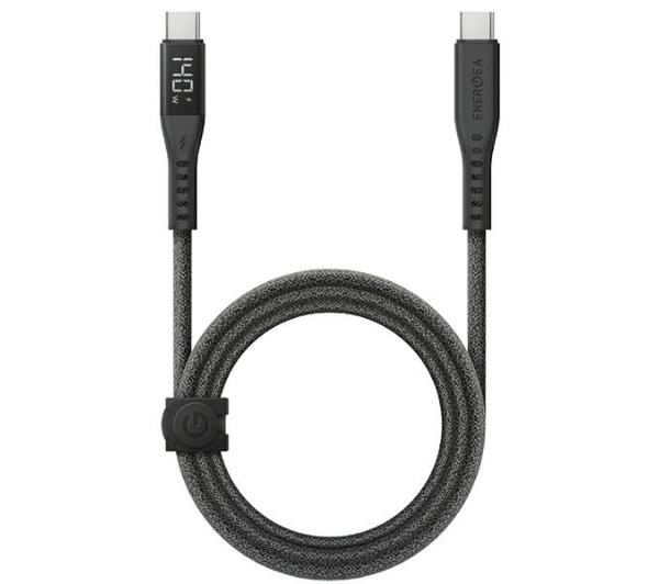 Фото - Кабель Energea Flow USB-C - USB-C Digital Display 1.5m 240W 5A PD Fast Charge Cza 