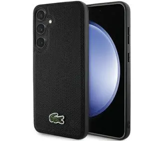 Lacoste LCHMS24MPVCK Hardcase Iconic Petit Pique MagSafe do Samsung Galaxy S24+ Czarny - TRZECI -55%, ALBO 5-TY ZA 1ZŁ