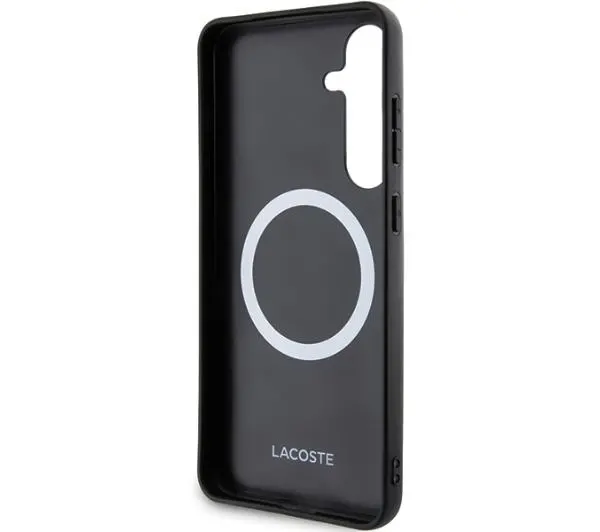 Lacoste LCHMS24MPVCK Hardcase Iconic Petit Pique MagSafe do Samsung Galaxy S24+ Czarny - TRZECI -55%, ALBO 5-TY ZA 1ZŁ