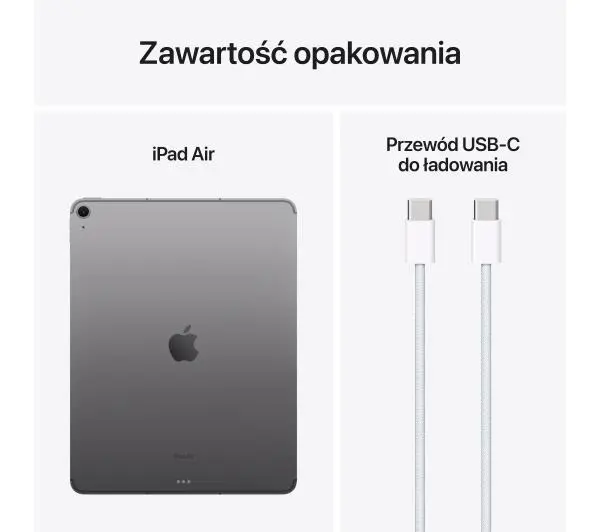 Apple iPad Air 6 gen 2024 13" 8/1TB Wi-Fi Cellular 5G Gwiezdna Szarość - Kup na Raty - RRSO 0%