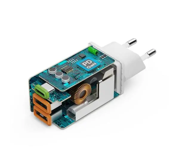 Hama mini 45W GaN QC Biały