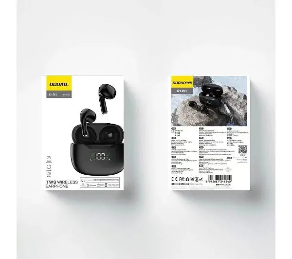 Dudao U15N Douszne Bluetooth 5.1 Czarny