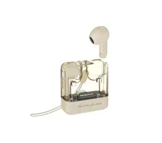 Dudao U18Pro Douszne Bluetooth 5.3 Beżowy