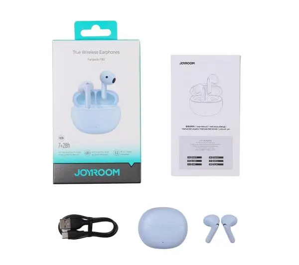 Joyroom Funpods JR-FB2 Dosuzne Bluetooth 5.3 Niebieski