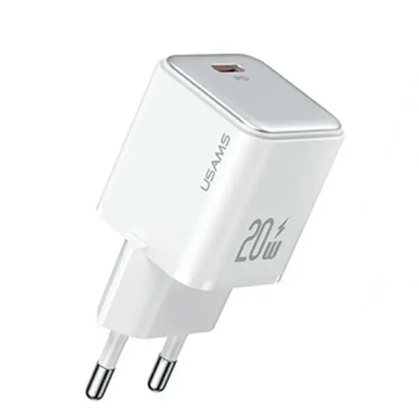 Ładowarka sieciowa USAMS CC183TC02 1x USB-C P PD3.0 Fast Charging X-ron Series Biały