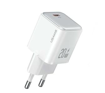 Ładowarka sieciowa USAMS CC183TC02 1x USB-C P PD3.0 Fast Charging X-ron Series Biały