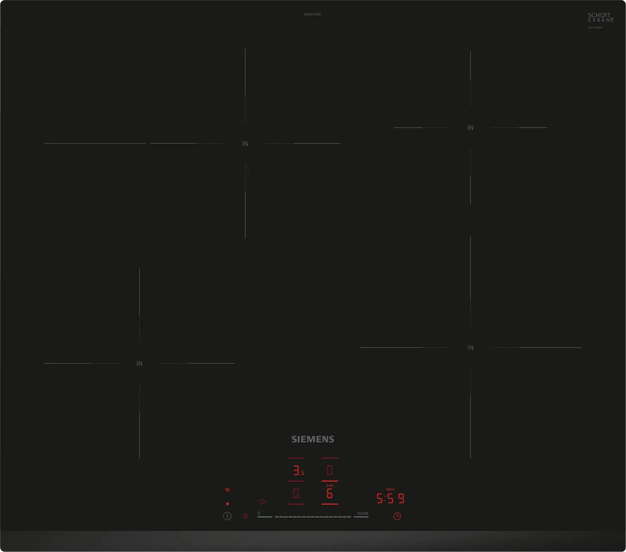 Płyta indukcyjna Siemens iQ300 EH631HFB1E 59,2cm