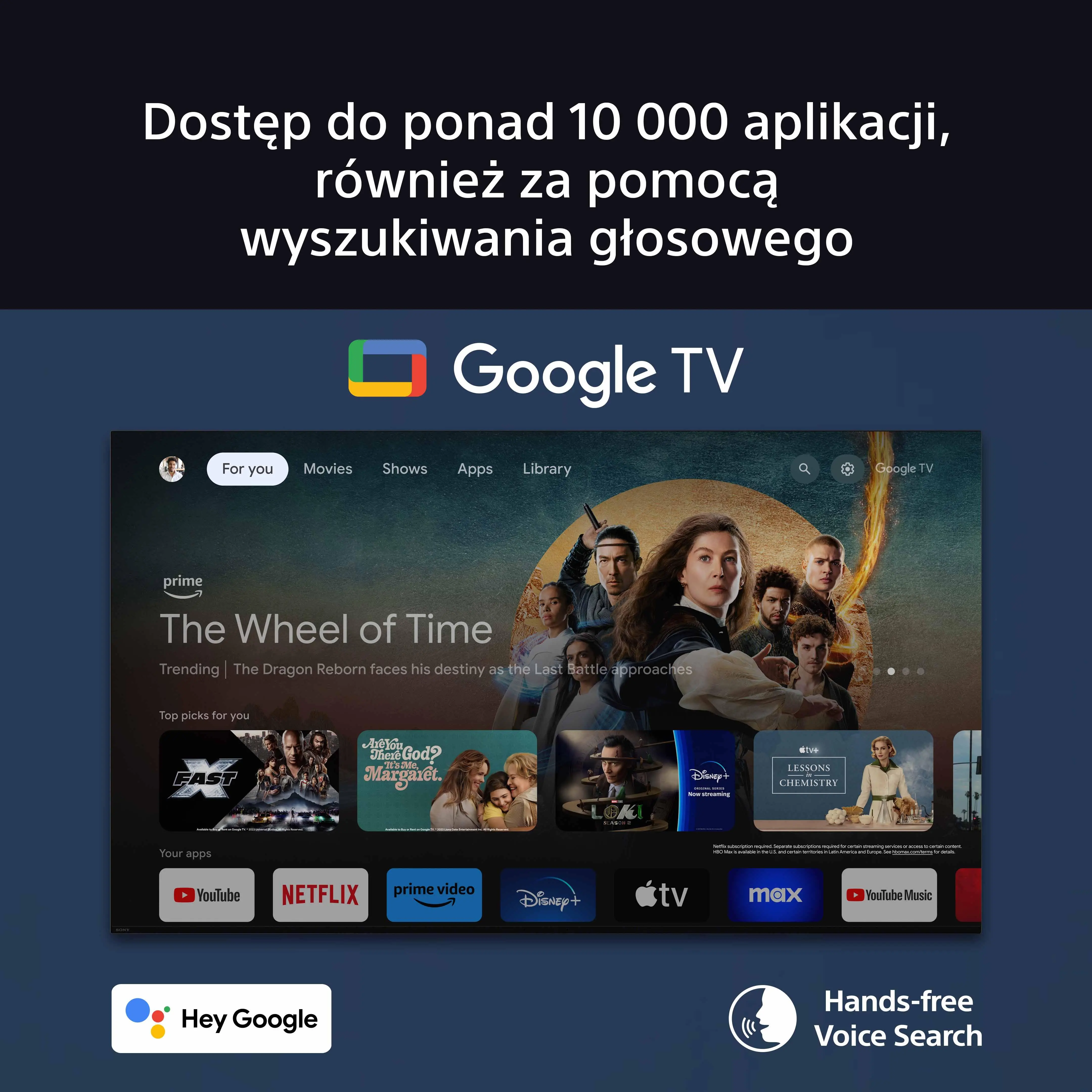 Telewizor Sony BRAVIA 8  K-65XR80 65" 4K OLED 120Hz Google TV Dolby Vision Dolby Atmos HDMI 2.1 DVB-T2