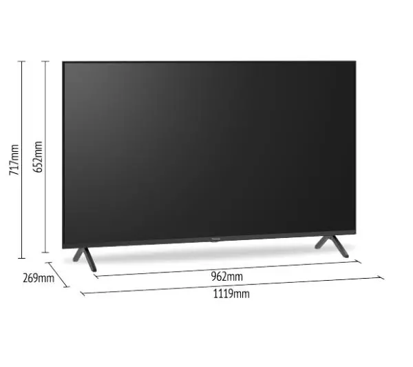 Panasonic TV-50W90AEG 50" LED 4K 144Hz Smart TV Funkcje AI Dolby Vision IQ Dolby Atmos HDMI 2.1 DVB-T2 - Kup na Raty - RRSO 0%