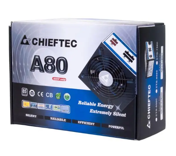 Chieftec CTG-750C 750W 85+ Biało-czarny - Kup na Raty - RRSO 0%