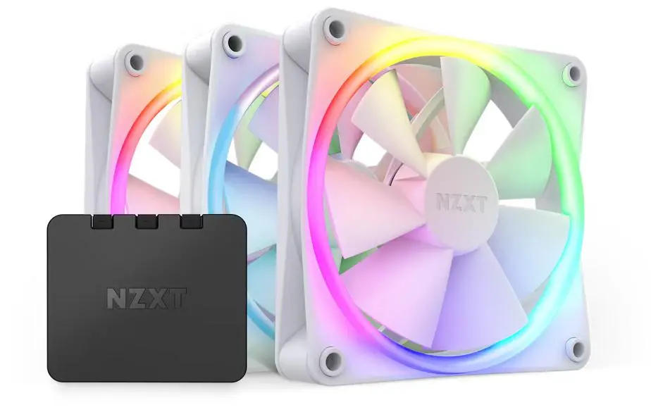 Zestaw wentylatorów NZXT F120 RGB 120mm 3szt. Biały