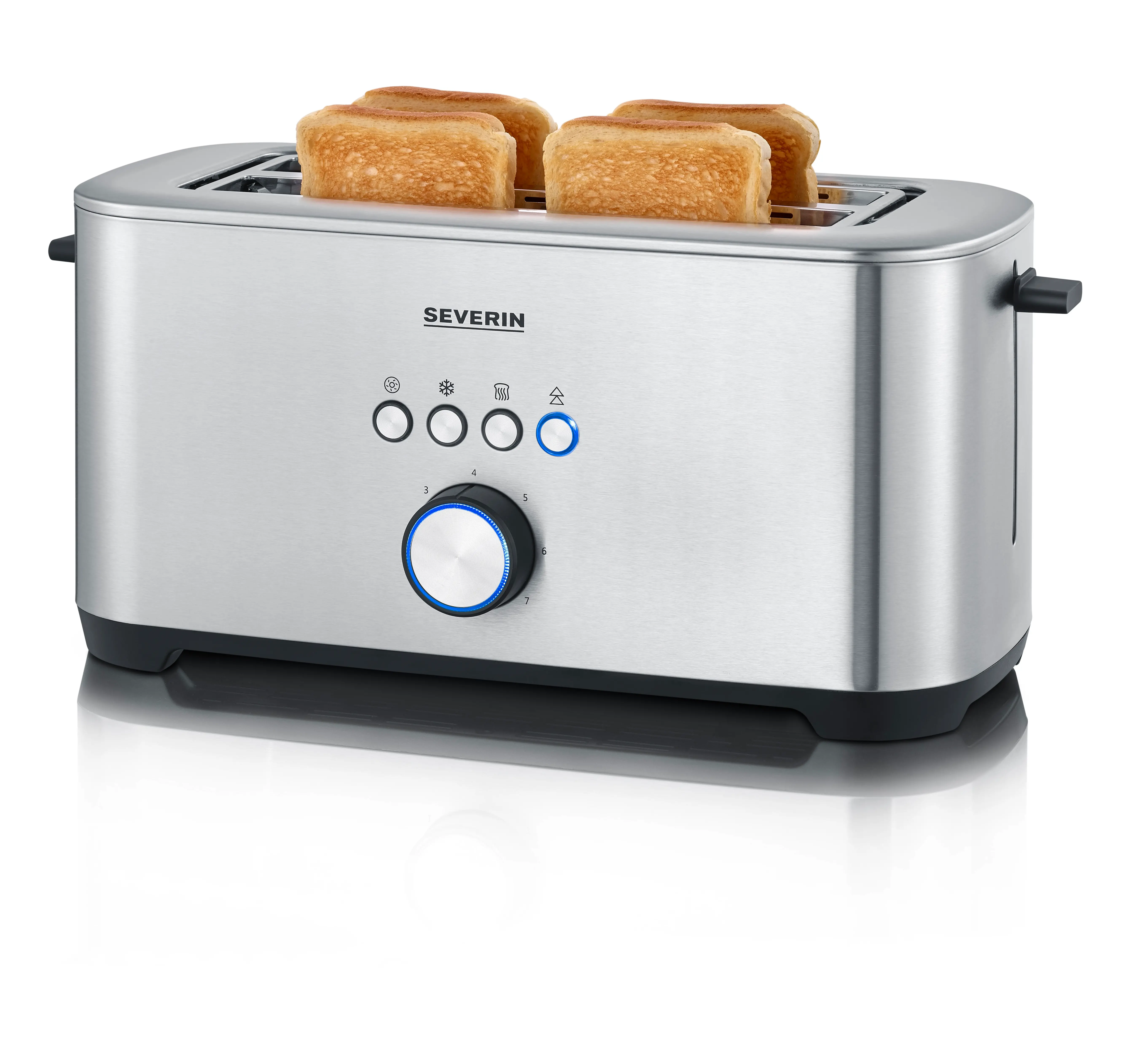 Toster Severin AT 2621 Ruszt do bułek Rozmrażanie 1400W