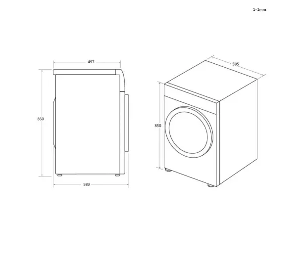 Haier I-Pro 5 HW80-B14959EU1-S Slim 8kg 1400obr/min Zdalne sterowanie - Kup na Raty - RRSO 0%