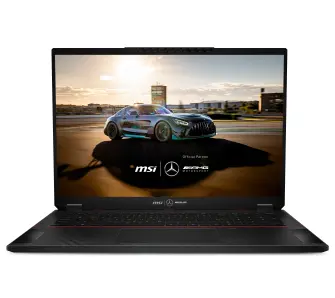 Laptop gamingowy MSI Stealth 18 Mercedes AMG A1VHG-061PL 18" 120Hz Ultra 9 185H 64GB RAM 2TB Dysk SSD RTX4080 DLSS3 Win11 Czarny