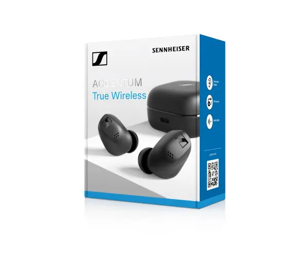 Sennheiser Accentum True Wireless Dokanałowe Bluetooth 5.3 Czarny