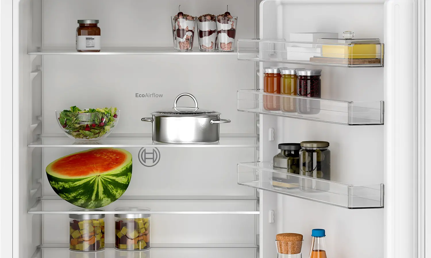 Lodówka Bosch Serie 2 KBN96NSE0 Zamrażarka No Frost 193,5cm Szuflada z kontrolą wilgotności Zdalne sterowanie