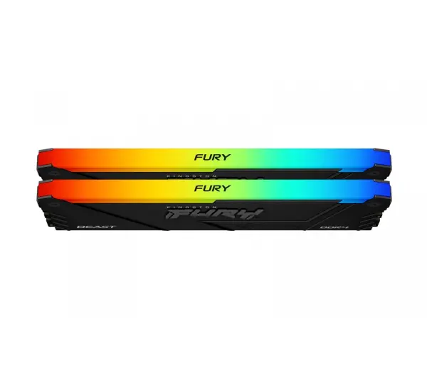 Kingston FURY Beast RGB DDR4 16GB (2 x 8GB) 3200 CL16 Czarny - Kup na Raty - RRSO 0%