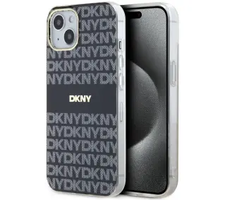 DKNY IML Mono & Stripe MagSafe do  iPhone 15 Plus Różowy