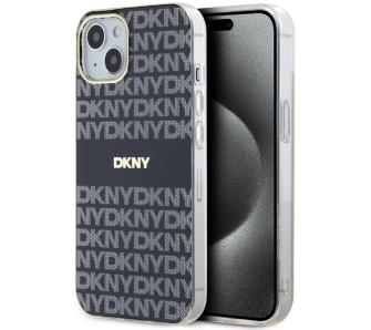 Etui DKNY IML Mono & Stripe MagSafe do  iPhone 15 Plus Różowy
