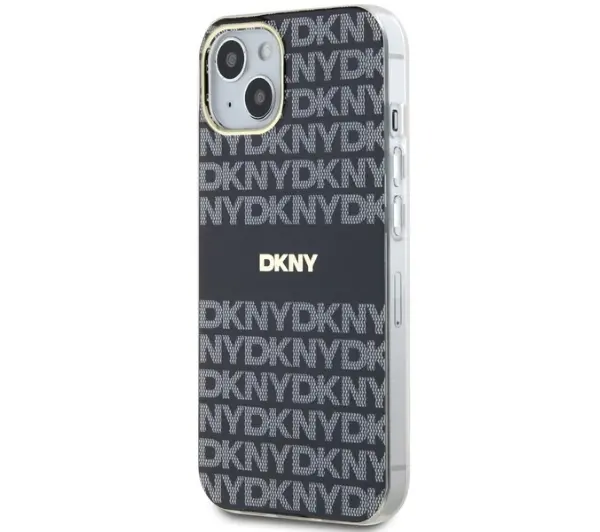DKNY IML Mono & Stripe MagSafe do  iPhone 15 Plus Różowy