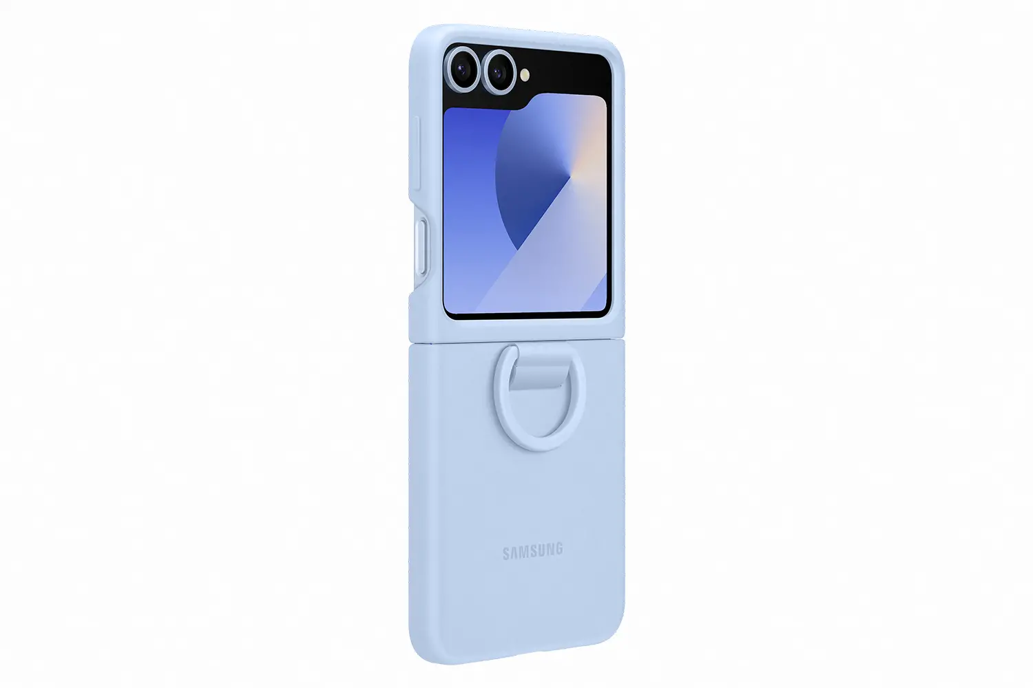 Etui Samsung Silicone Cover do Galaxy Z Flip 6 Niebieski