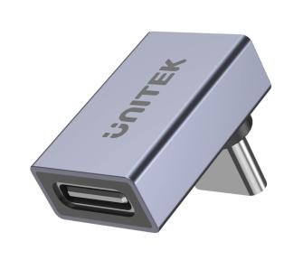 Adapter kątowy Unitek A1039GY01 USB-C na USB-C 40Gbps 240W