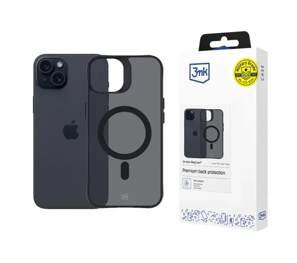 3mk Smoke MagCase do iPhone 15